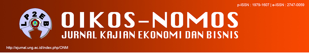 Oikos Nomos: Jurnal Kajian Ekonomi dan Bisnis