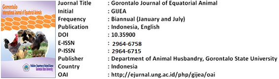 Gorontalo Journal of Equatorial Animals